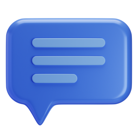 Kommentar  3D Icon