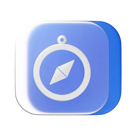 Kompass  3D Icon