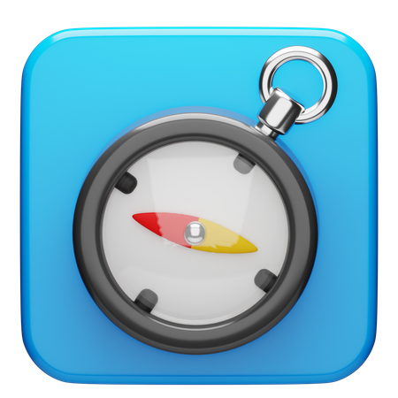 Kompass  3D Icon