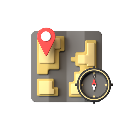 Kompass  3D Icon