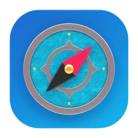 Kompass-App  3D Icon