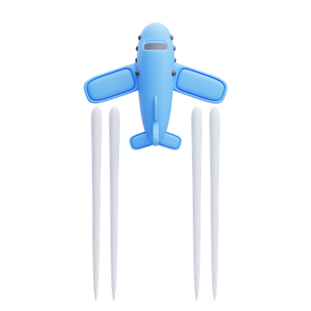 Kondensstreifen  3D Icon