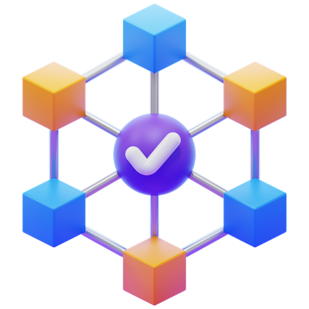 Konsensmechanismus  3D Icon