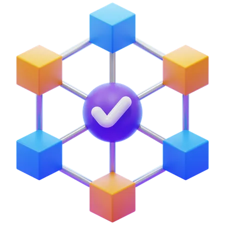 Konsensmechanismus  3D Icon