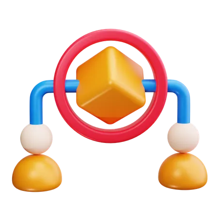 Konsensmechanismus  3D Icon