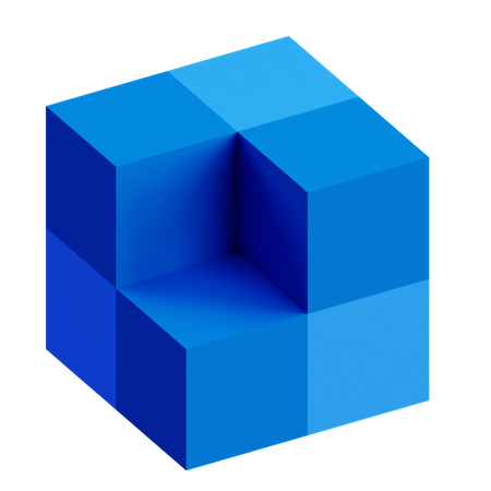 Konsortium Blockchain  3D Icon