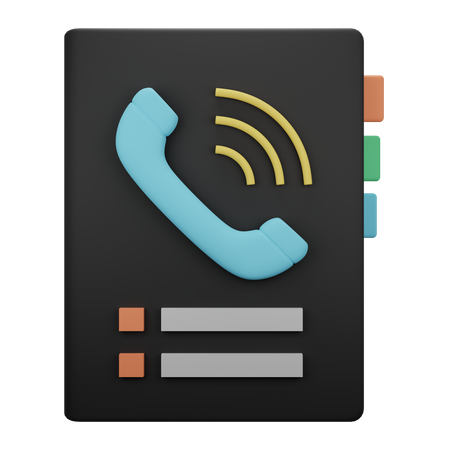 Kontakt Buchen  3D Icon
