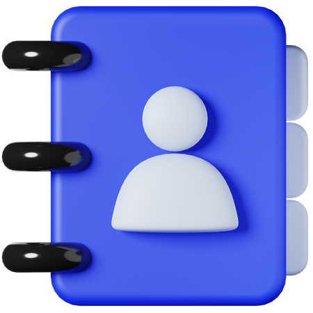 Kontakt Buchen  3D Icon