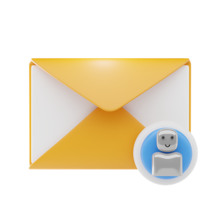 Kontakt E-mail  3D Icon