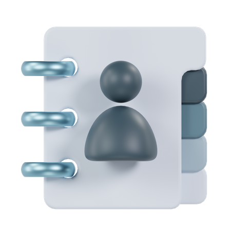 Kontakt hinzufügen  3D Icon