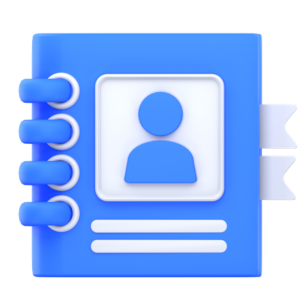 Kontaktbuch  3D Icon