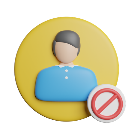 Konto gesperrt  3D Icon