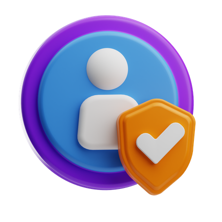 Konto-Internetsicherheit  3D Icon