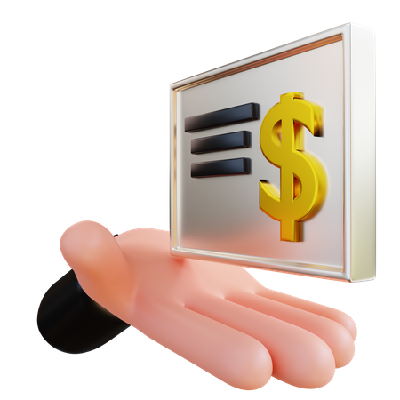 Kontoauszug  3D Icon