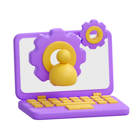 Konto-Einstellung  3D Icon