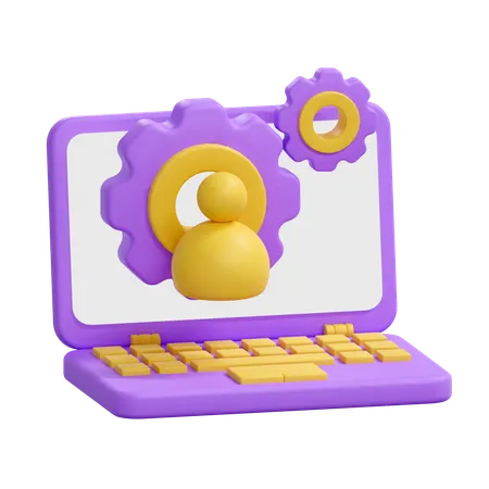 Konto-Einstellung  3D Icon