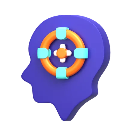 Konzentration  3D Icon