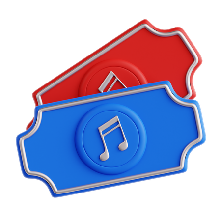 Konzertticket  3D Icon