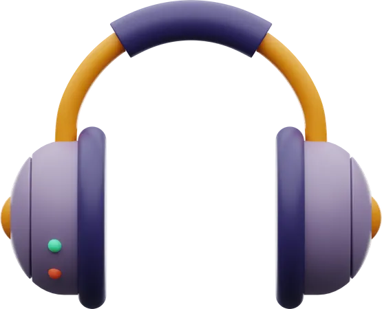 Kopfhörer  3D Illustration