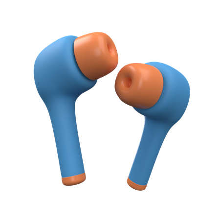 Ohrhörer Airpods  3D Icon