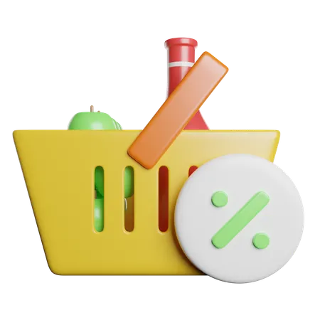 Korb  3D Icon