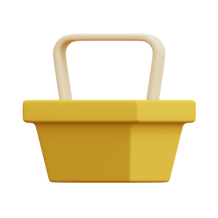 Korb  3D Icon