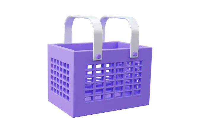 Korb  3D Icon