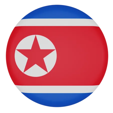 한국  3D Icon