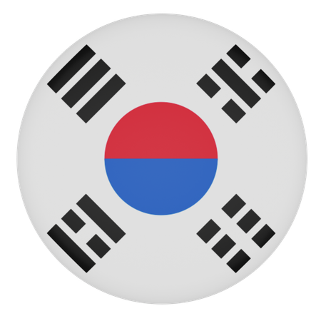 Korea  3D Icon