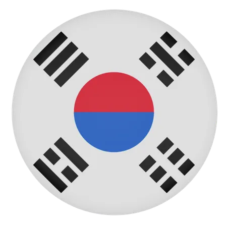 Korea  3D Icon