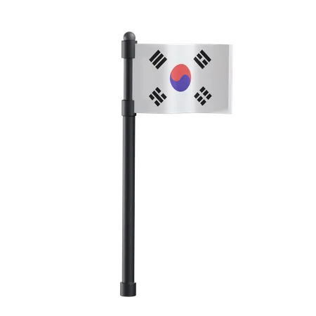 Korea Flag  3D Icon