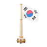 korea 3d logo