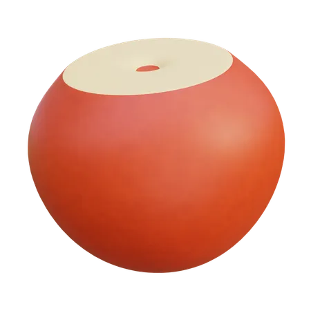 Korean apple  3D Icon