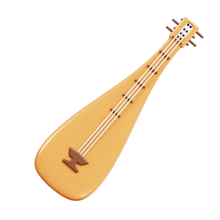 Korean Guitar  3D Icon