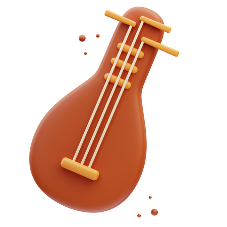 Korean Guitar  3D Icon