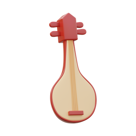 Korean Guitar  3D Icon