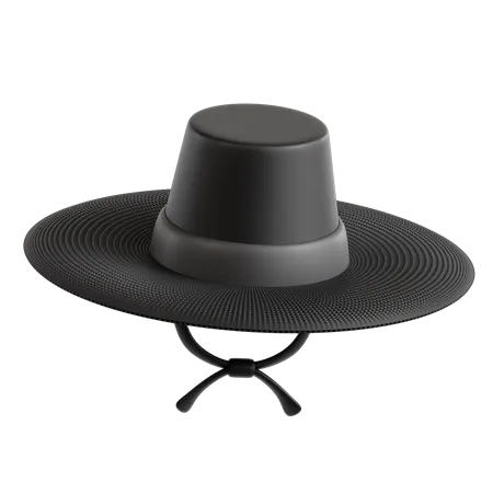 Korean Hat  3D Icon