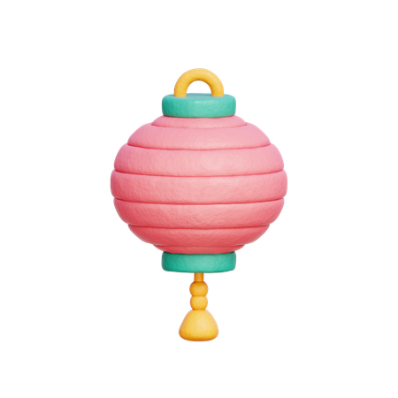 Korean Lantern  3D Icon