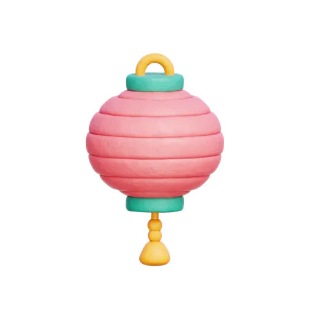 Korean Lantern  3D Icon