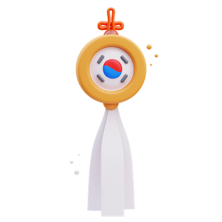 Korean Norigae  3D Icon