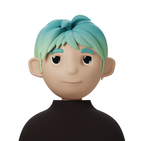 Korean Pop Singer  3D Icon