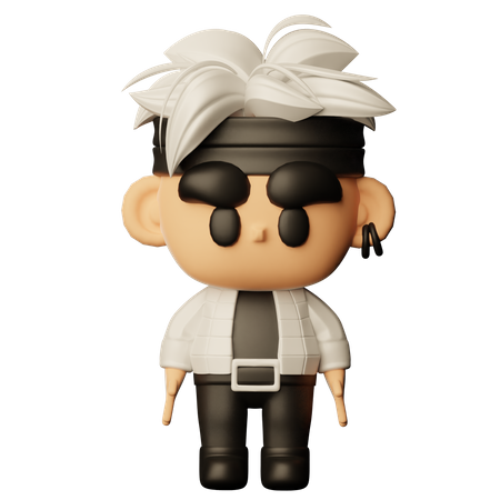 Korean Pop Singer  3D Icon