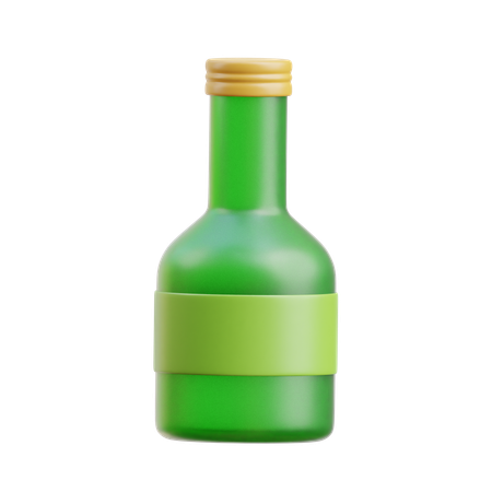 Korean Soju  3D Icon