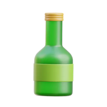 Korean Soju  3D Icon