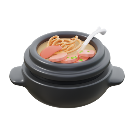 Korean Soup  3D Icon