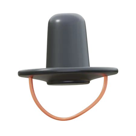 Korean Traditional Hat  3D Icon