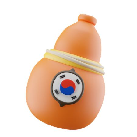 Korean Vase  3D Icon