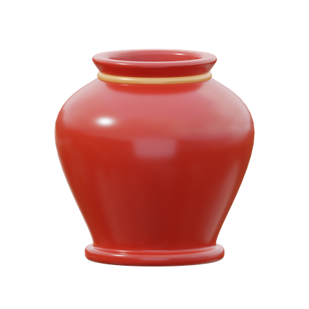 Korean Vase  3D Icon