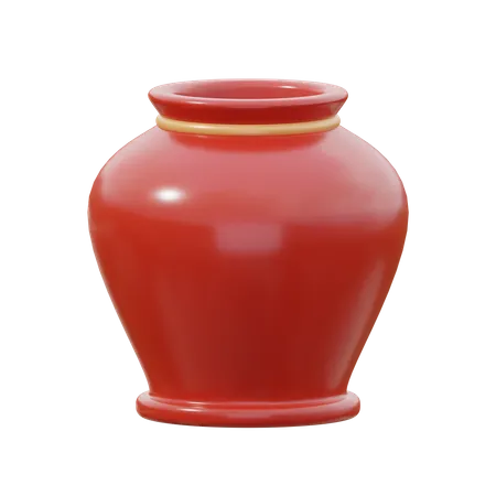 Korean Vase  3D Icon