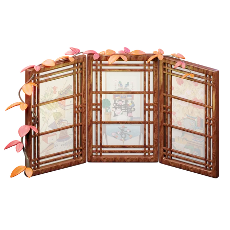 Korean Window  3D Icon